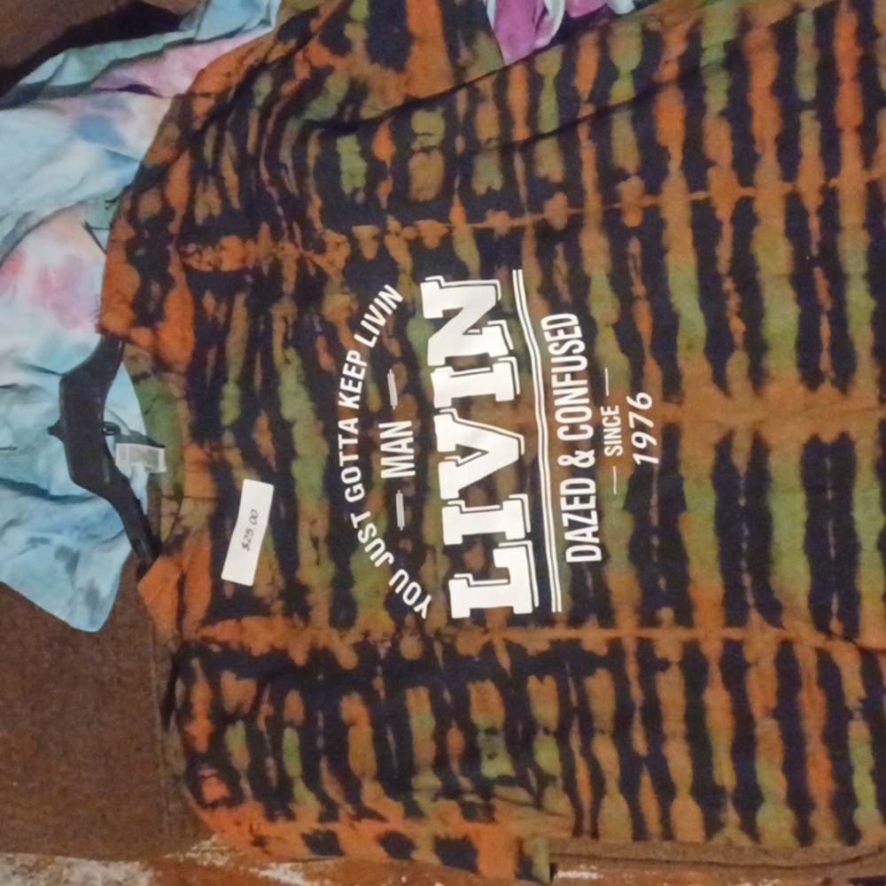 Custom Reverse Tie Dye 3XL " Dazing and Confused Tshirt